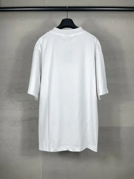Balenciaga Lenciago Graphic Print Distressed Black T-Shirt - 11