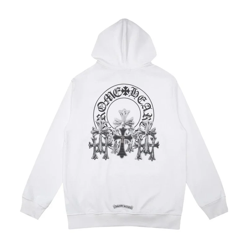 CH cross hooded sweatshirt is versatile and fashionable