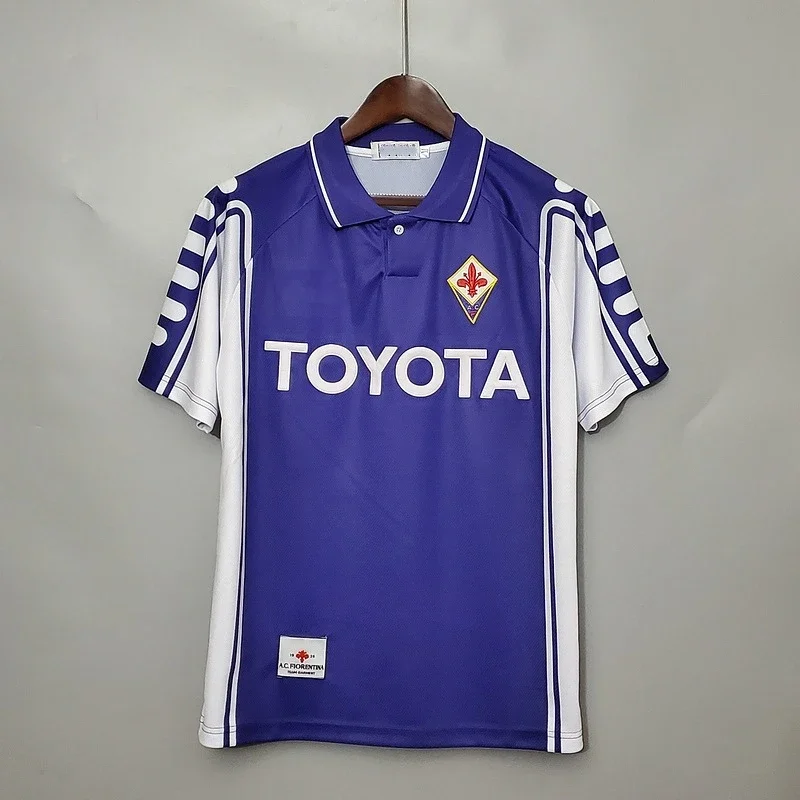 Retro short-sleeved football jerseys Real Madrid, Barcelona, ​​Florence, Arsenal, Manchester City, Inter Milan and River Plate old jerseys