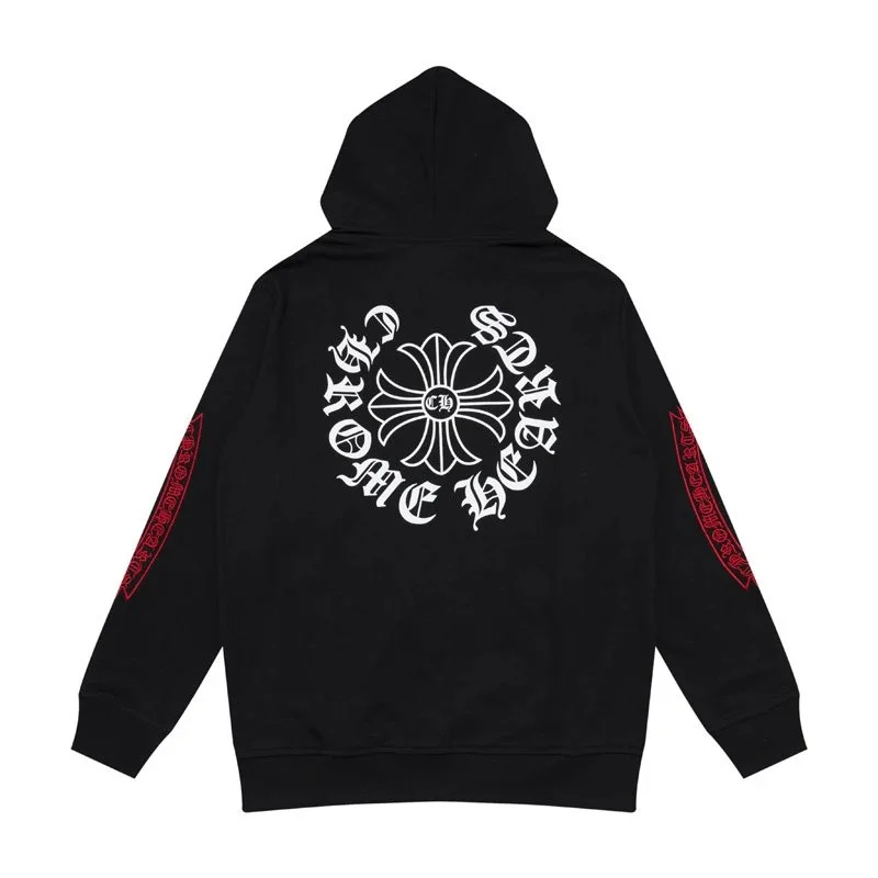 CH cross hooded sweatshirt is versatile and fashionable