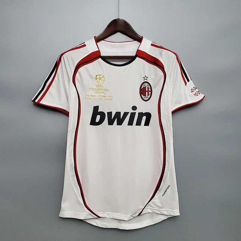 Retro short-sleeved football jerseys Real Madrid, Barcelona, ​​Florence, Arsenal, Manchester City, Inter Milan and River Plate old jerseys