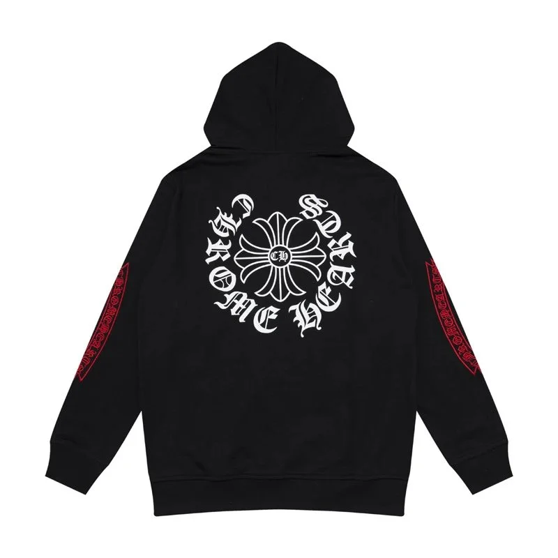 CH cross hooded sweatshirt is versatile and fashionable