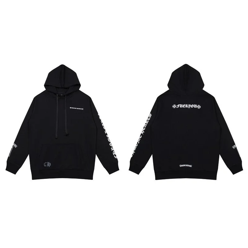 CH cross hooded sweatshirt is versatile and fashionable