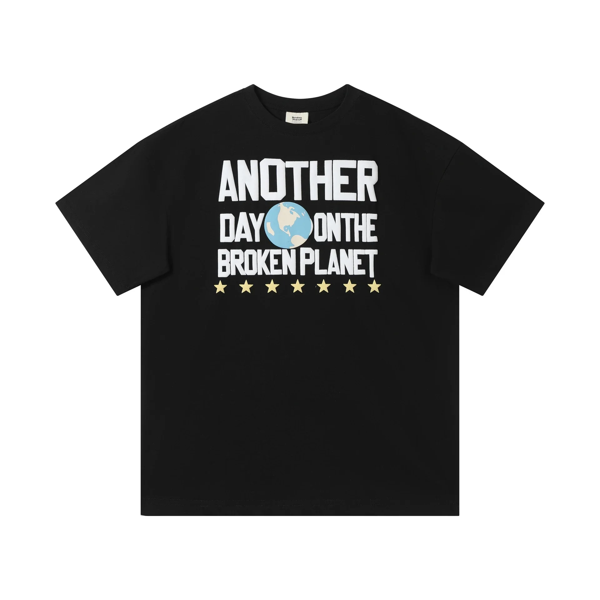 BROKEN PLANET Broken Planet American trendy brand foam couple short-sleeved loose men's and women's versatile T-shirt cross-border