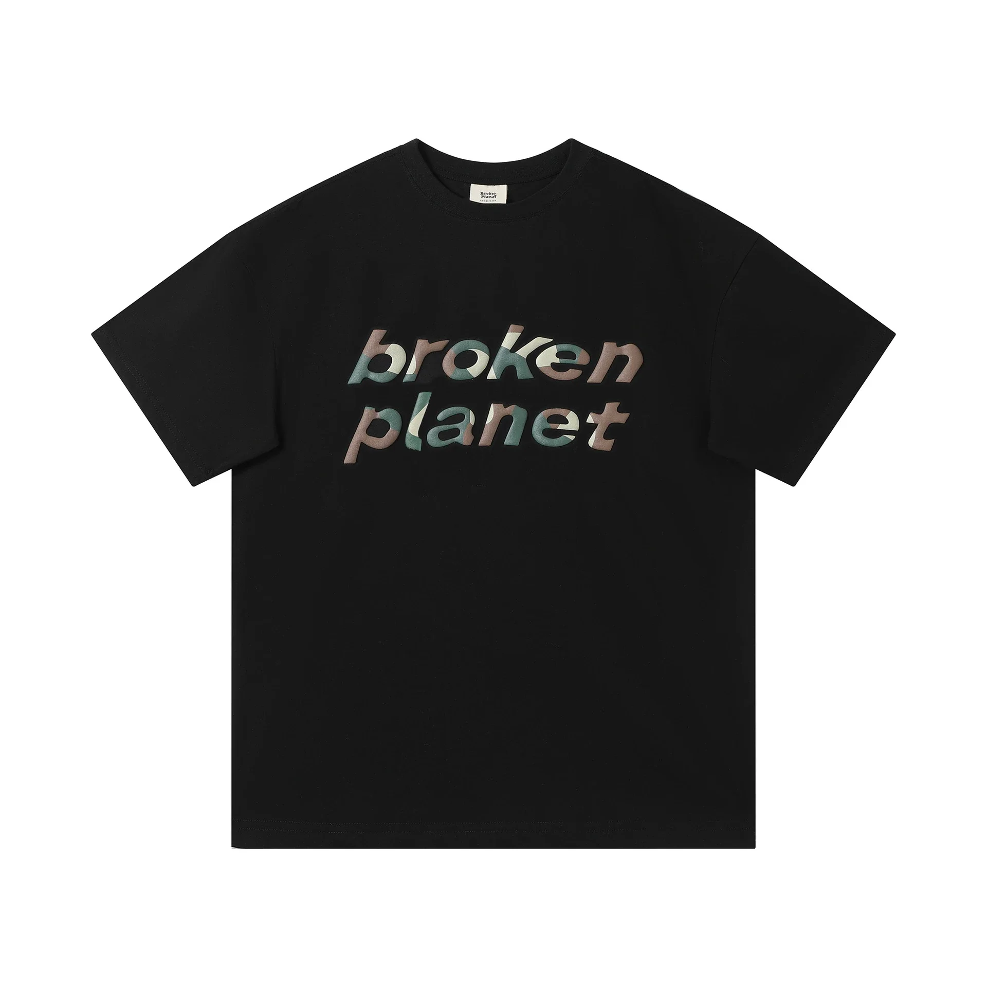 BROKEN PLANET Broken Planet American trendy brand foam couple short-sleeved loose men's and women's versatile T-shirt cross-border