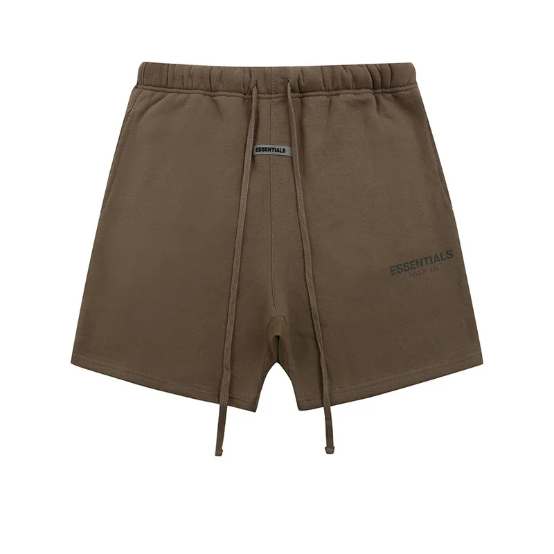Multi-line shorts ES cotton sports shorts casual five-quarter pants street fashion loose