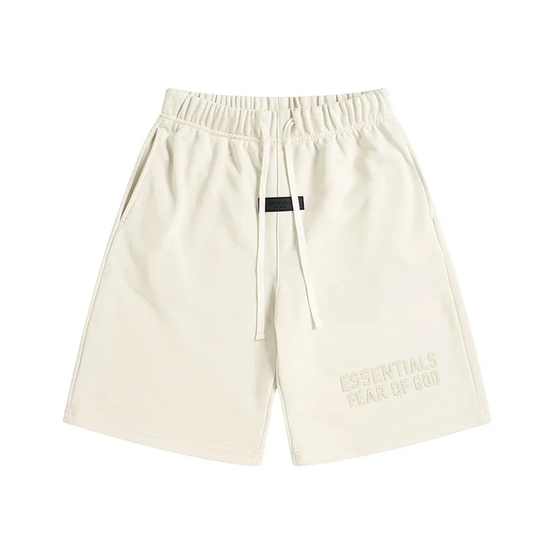 Multi-line shorts ES cotton sports shorts casual five-quarter pants street fashion loose