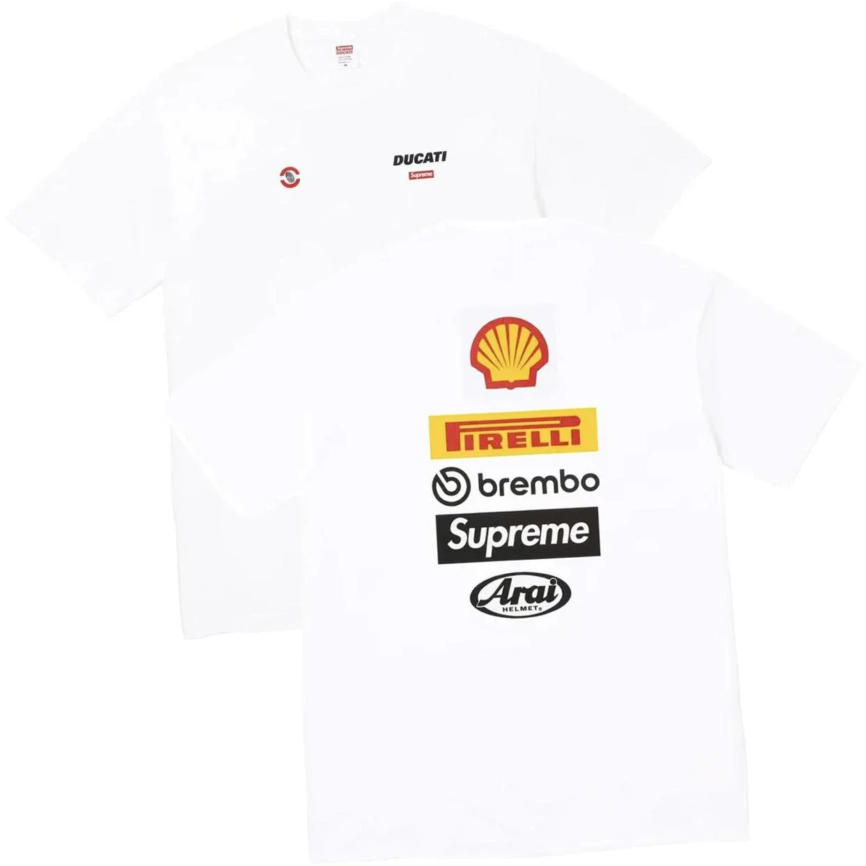 Pure cotton letter short-sleeved tee men's and women's classic printed T-shirts, loose and casual