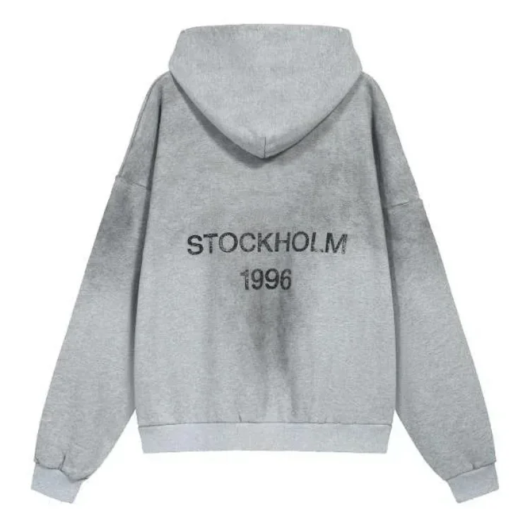 AC washed distressed printed 1996 short-sleeved sweatshirt hoodie(pic2) AC washed distressed printed 1996 short-sleeved sweatshirt hoodie