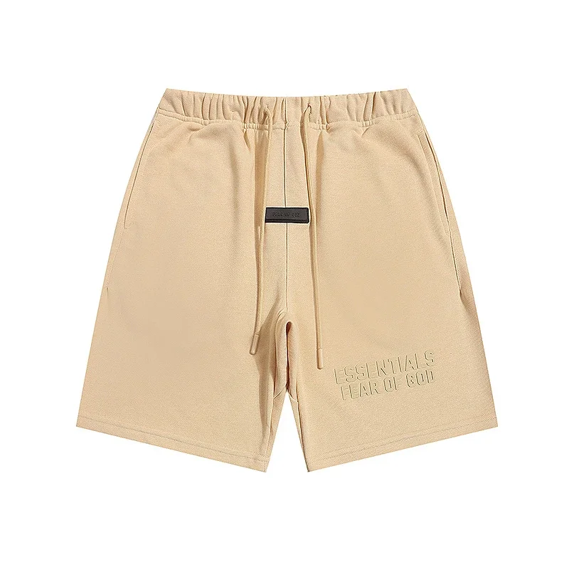Multi-line shorts ES cotton sports shorts casual five-quarter pants street fashion loose