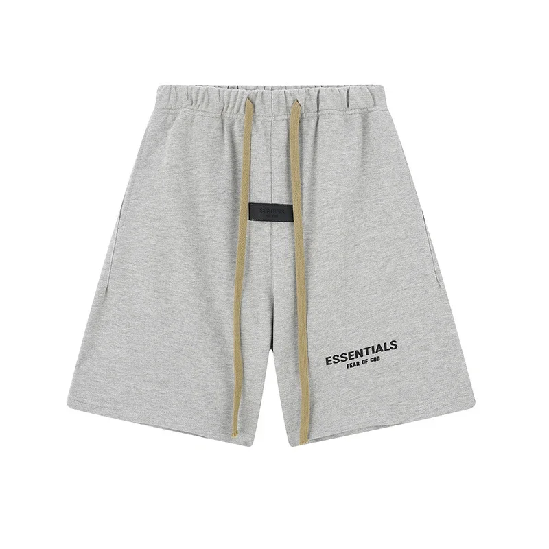 Multi-line shorts ES cotton sports shorts casual five-quarter pants street fashion loose