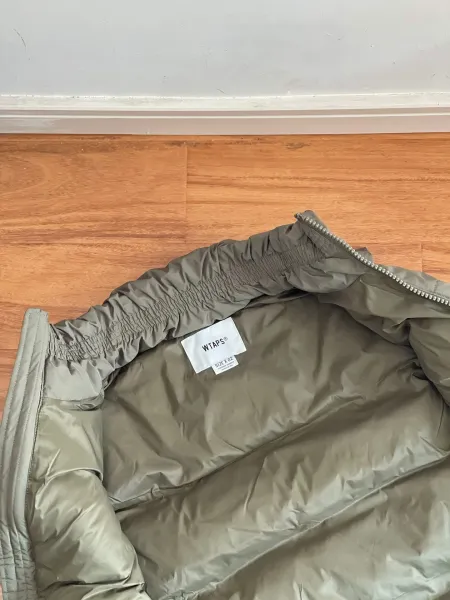 WTAPS Down Vest Army Green Vest - 8