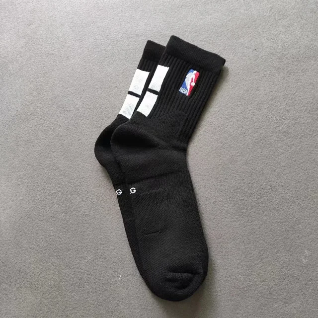 NBA Socks Ribbed crew basketball with graphic logos product detail image 2