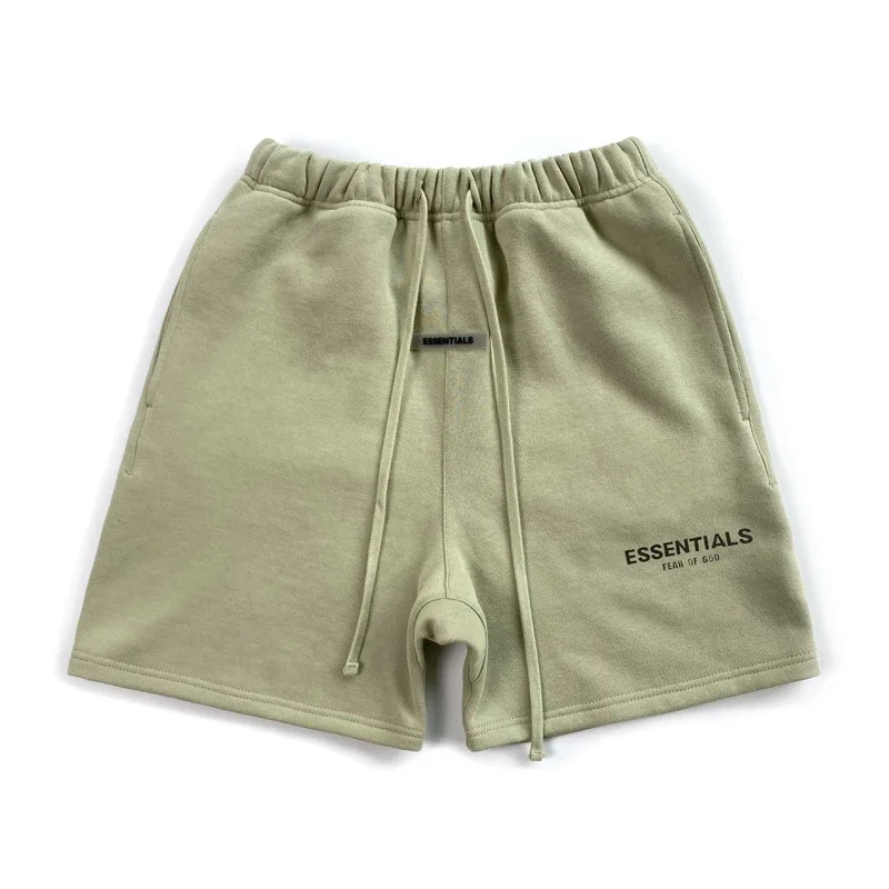 Multi-line shorts ES cotton sports shorts casual five-quarter pants street fashion loose