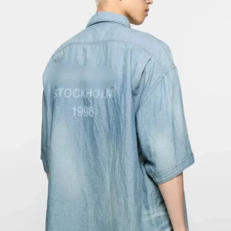 AC washed distressed printed 1996 short-sleeved sweatshirt hoodie(pic39) AC washed distressed printed 1996 short-sleeved sweatshirt hoodie