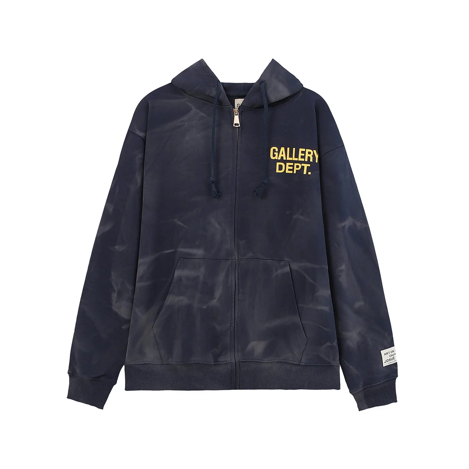 Distressed brain print casual loose hooded sweatshirt for men and women