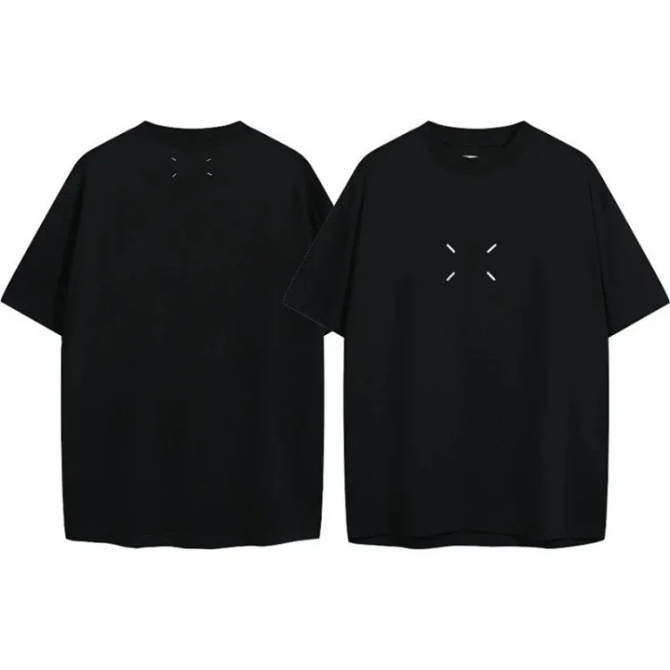 Summer loose letters MM6 embroidered label printing same style for men and women couples(pic9) Summer loose letters MM6 embroidered label printing same style for men and women couples