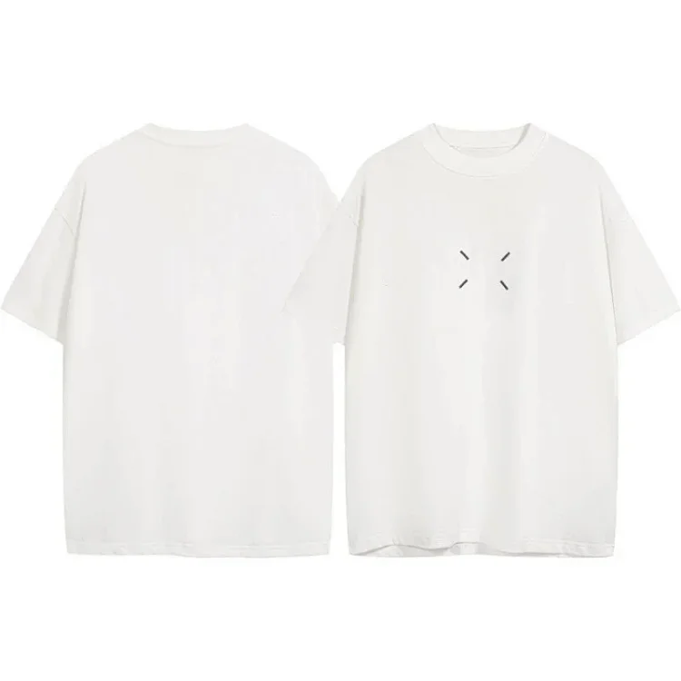 Summer loose letters MM6 embroidered label printing same style for men and women couples(pic10) Summer loose letters MM6 embroidered label printing same style for men and women couples