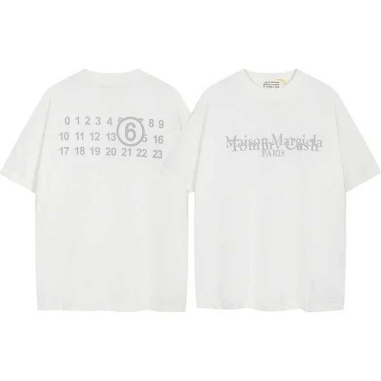 Summer loose letters MM6 embroidered label printing same style for men and women couples(pic18) Summer loose letters MM6 embroidered label printing same style for men and women couples