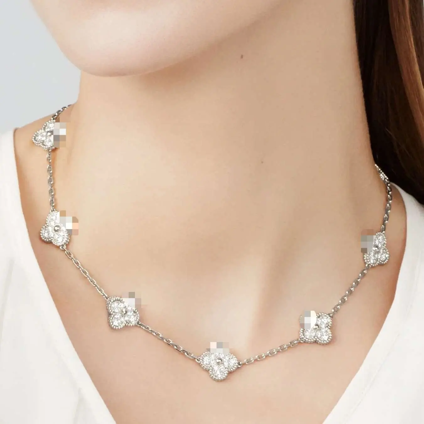 Ten Flowers and Twenty Flowers Necklace Natural Fritillaria