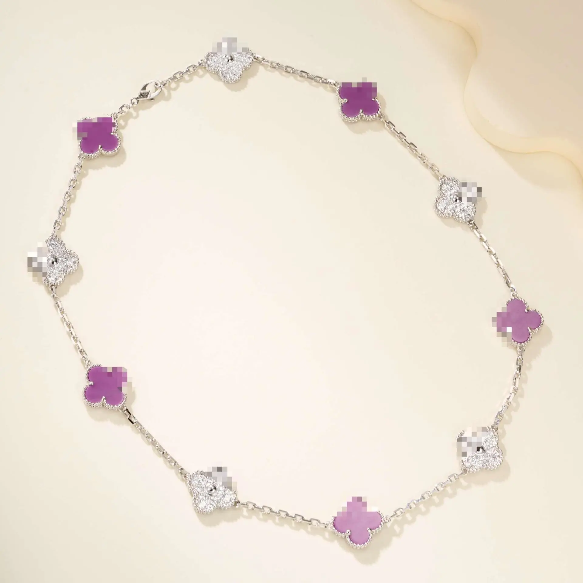 Ten Flowers and Twenty Flowers Necklace Natural Fritillaria