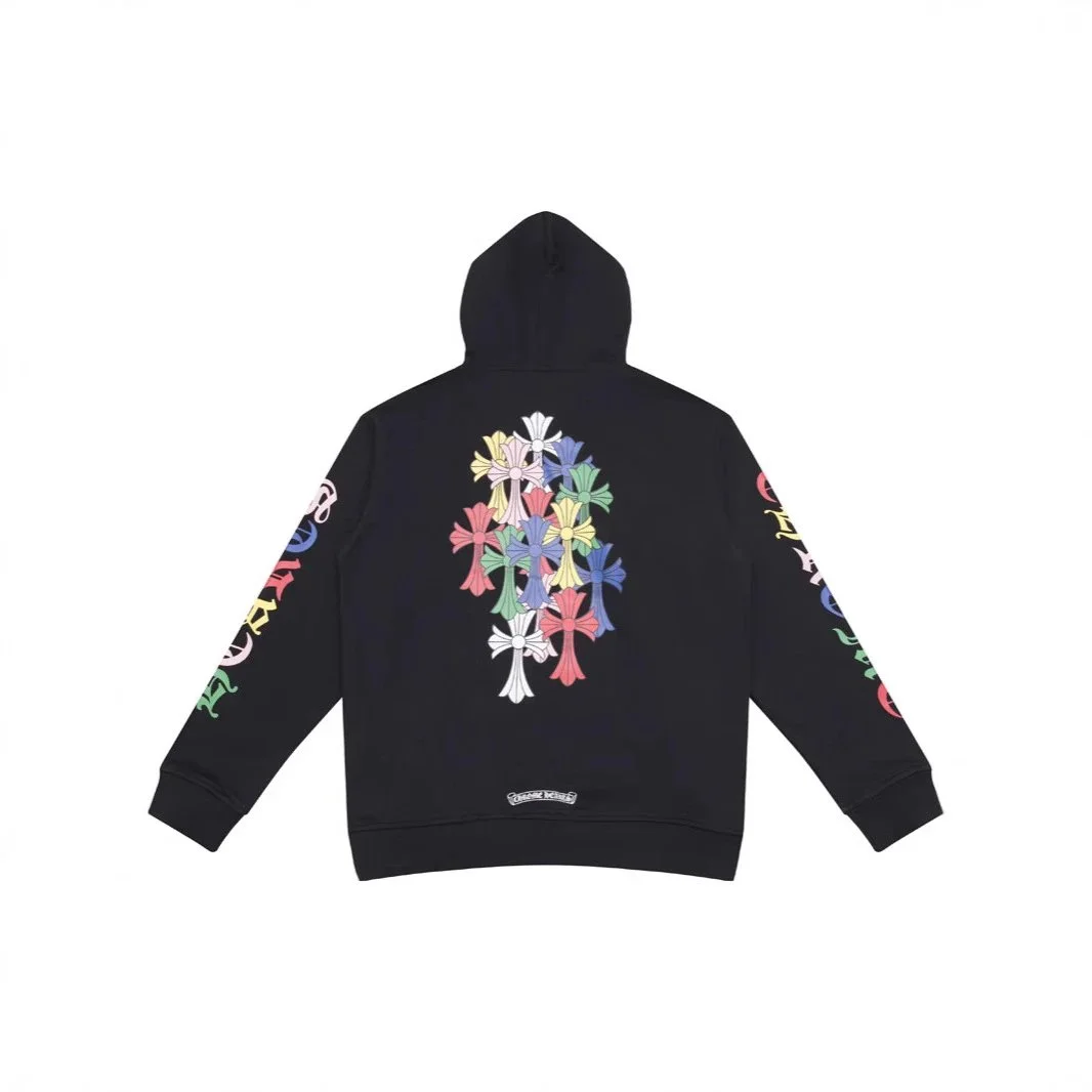 CH cross hooded sweatshirt is versatile and fashionable