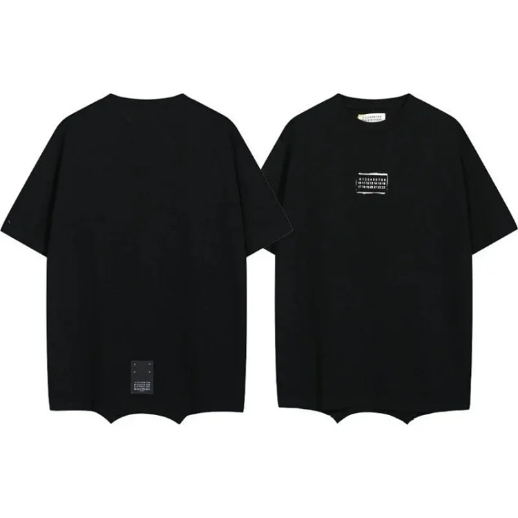 Summer loose letters MM6 embroidered label printing same style for men and women couples(pic11) Summer loose letters MM6 embroidered label printing same style for men and women couples