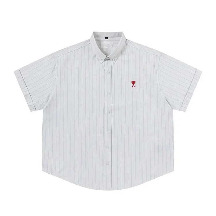 Love embroidered cotton shirt for men and women(pic7) Love embroidered cotton shirt for men and women