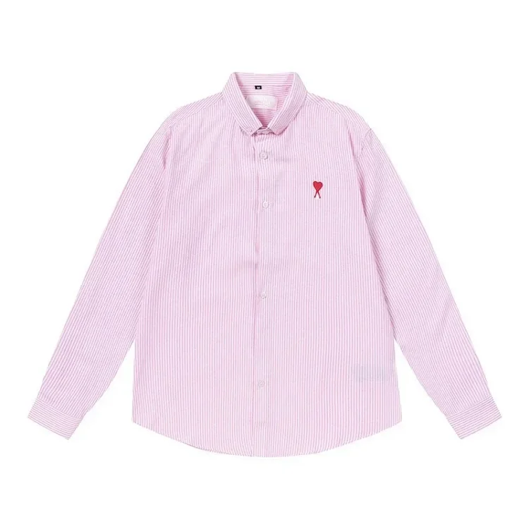 Love embroidered cotton shirt for men and women(pic8) Love embroidered cotton shirt for men and women