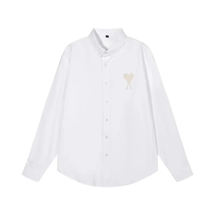 Love embroidered cotton shirt for men and women(pic17) Love embroidered cotton shirt for men and women