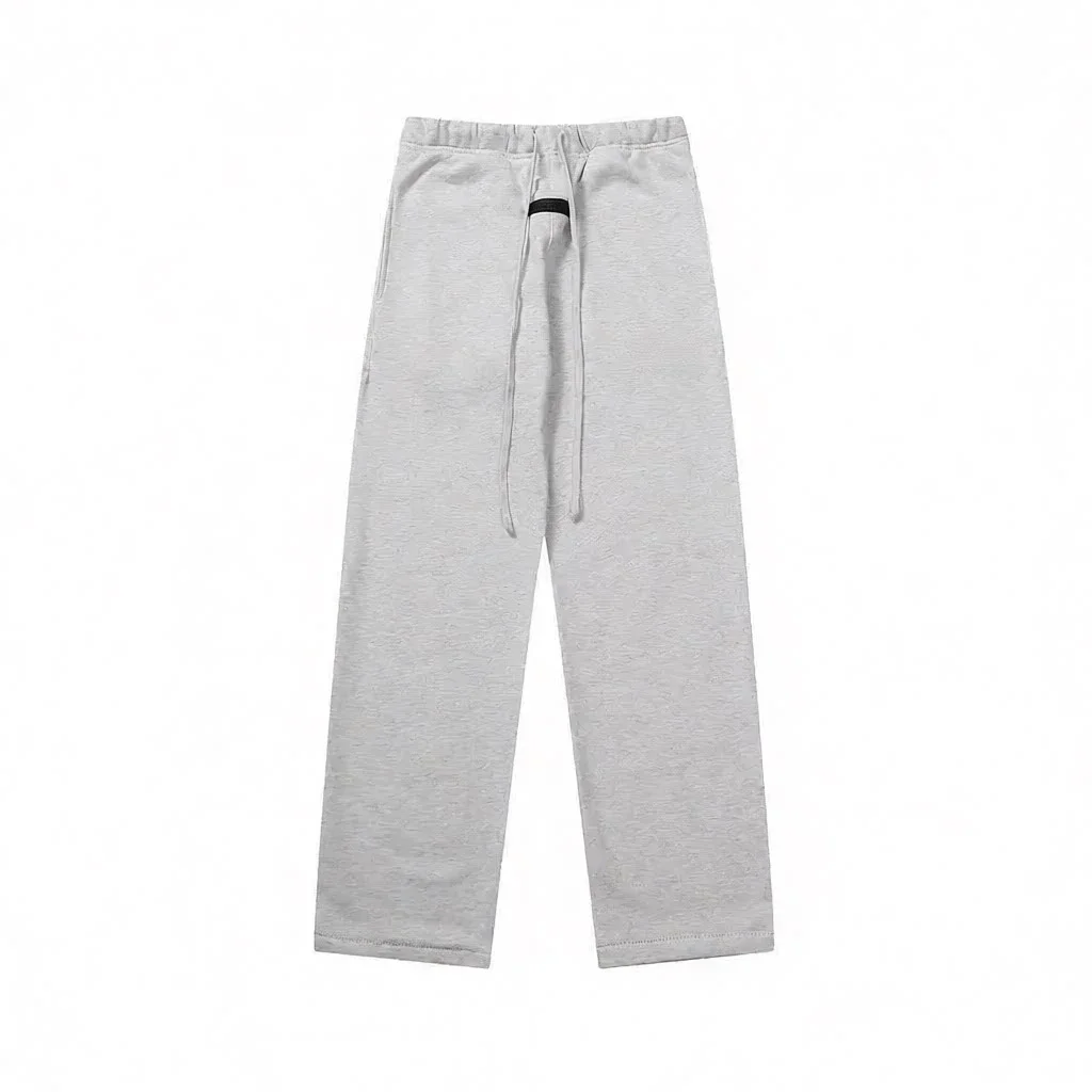New FEAR OF GOD ESSENTIALS flocked letter men and women casual loose plus velvet hooded sweatshirt trendy