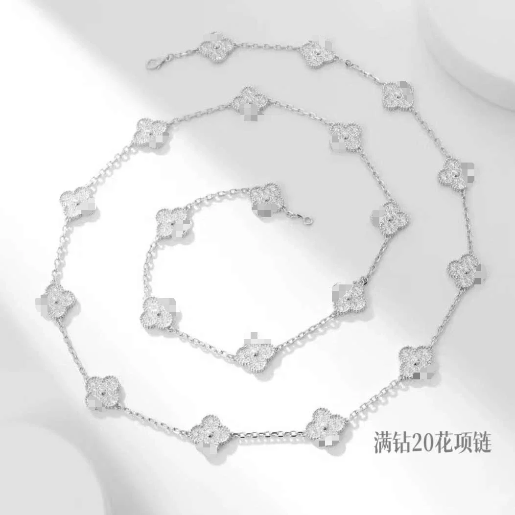 Ten Flowers and Twenty Flowers Necklace Natural Fritillaria