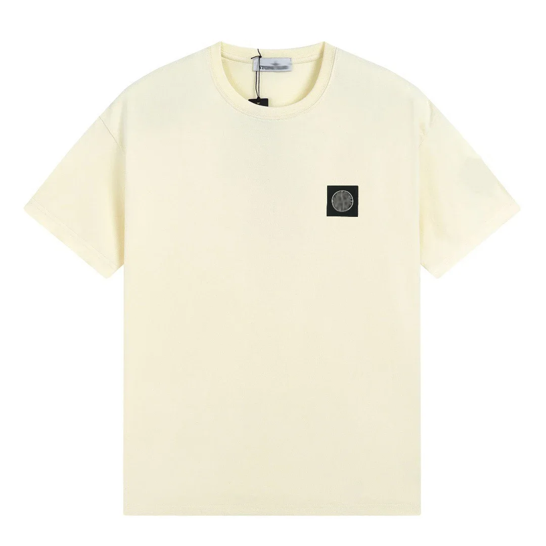 Shitongdao casual short-sleeved T-shirt printed loose round neck same style for men and women
