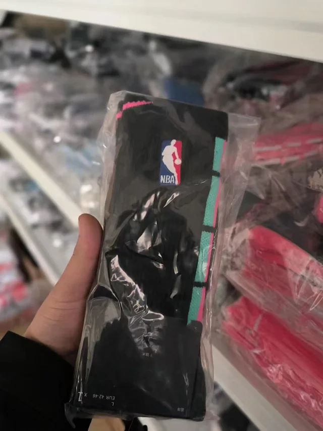 NBA Socks Ribbed crew basketball with graphic logos product detail image 4
