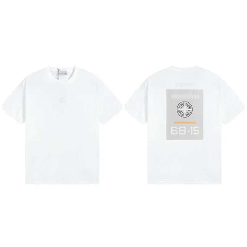 Shitongdao casual short-sleeved T-shirt printed loose round neck same style for men and women