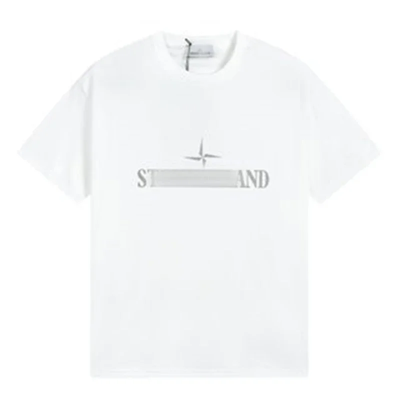 Shitongdao casual short-sleeved T-shirt printed loose round neck same style for men and women