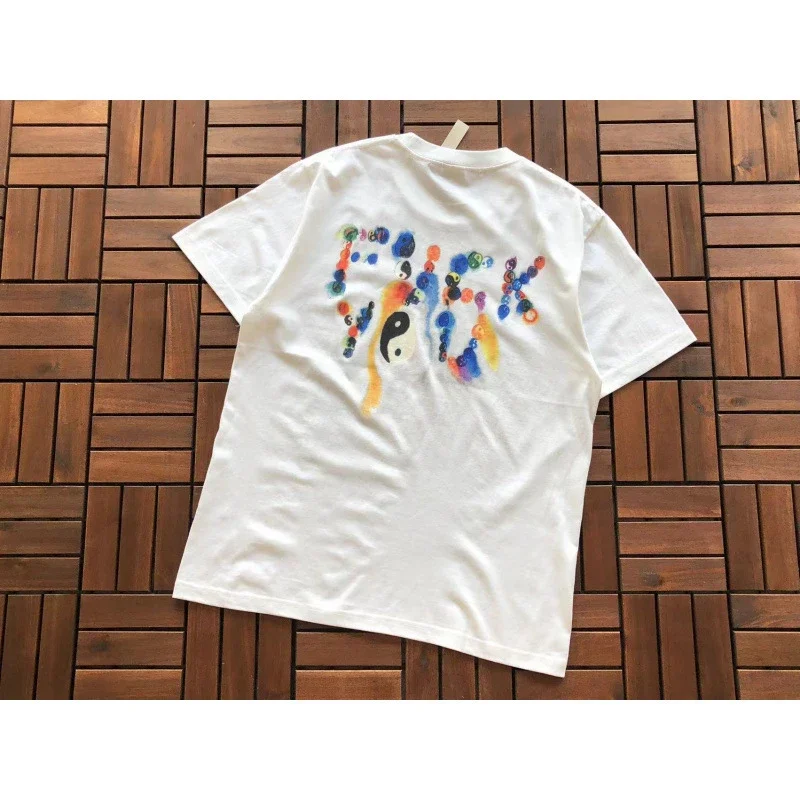 SUP letter print BOX high version short-sleeved T-shirt for men and women