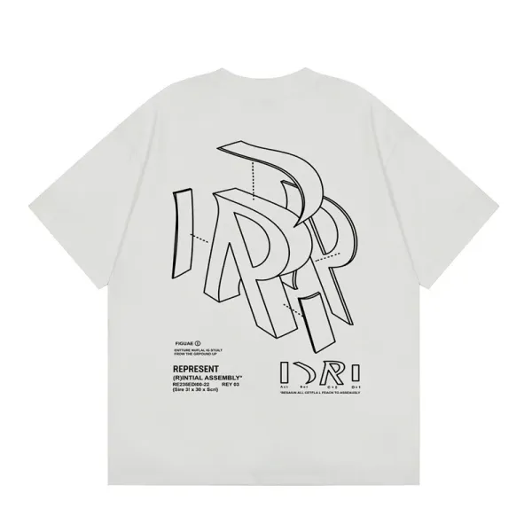 Represent Initial Assembly White Graphic T-Shirt - 1