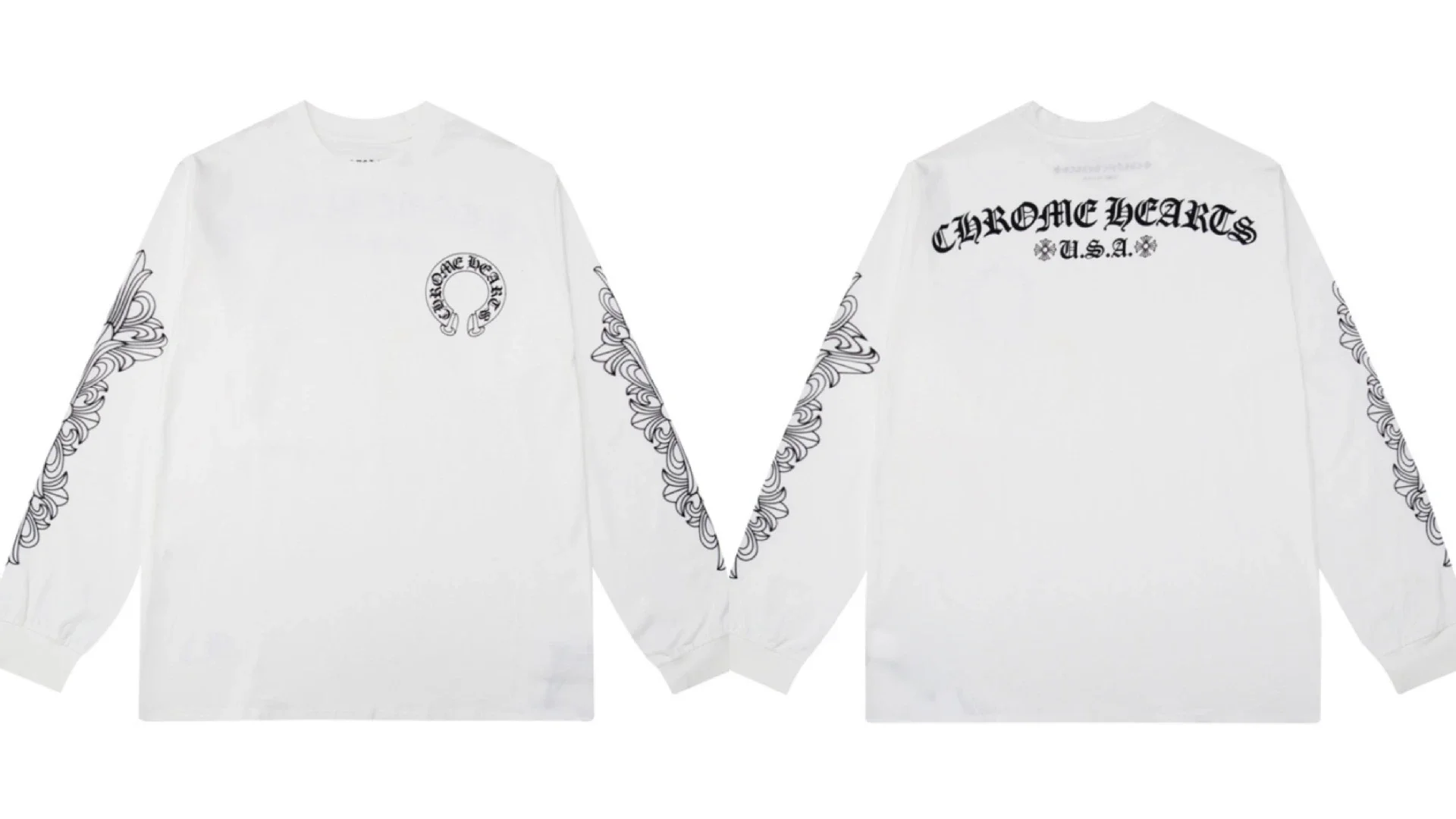 Horseshoe Sanskrit printed long sleeve collection for men and women
