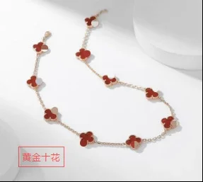 Ten Flowers and Twenty Flowers Necklace Natural Fritillaria