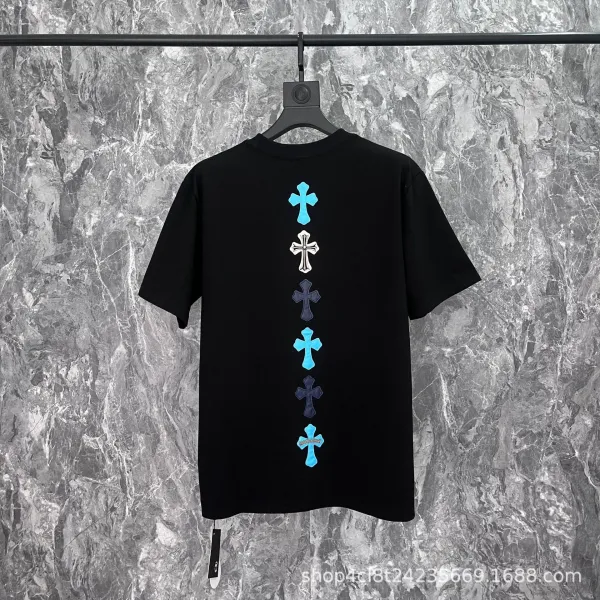 Chrome Hearts Cross Stack Black T-Shirt - 1