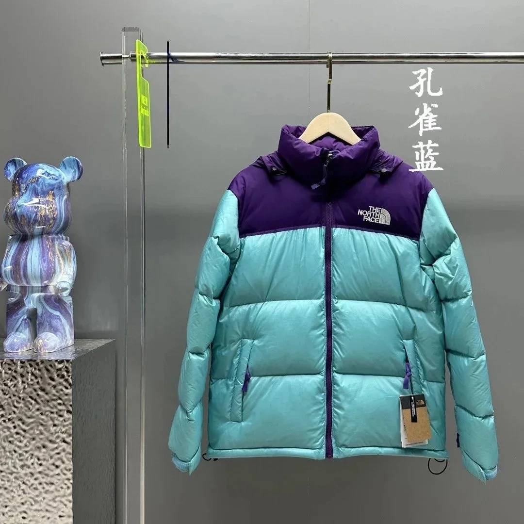 **Version American version 1996 down jacket classic splicing down jacket warm jacket couple style
