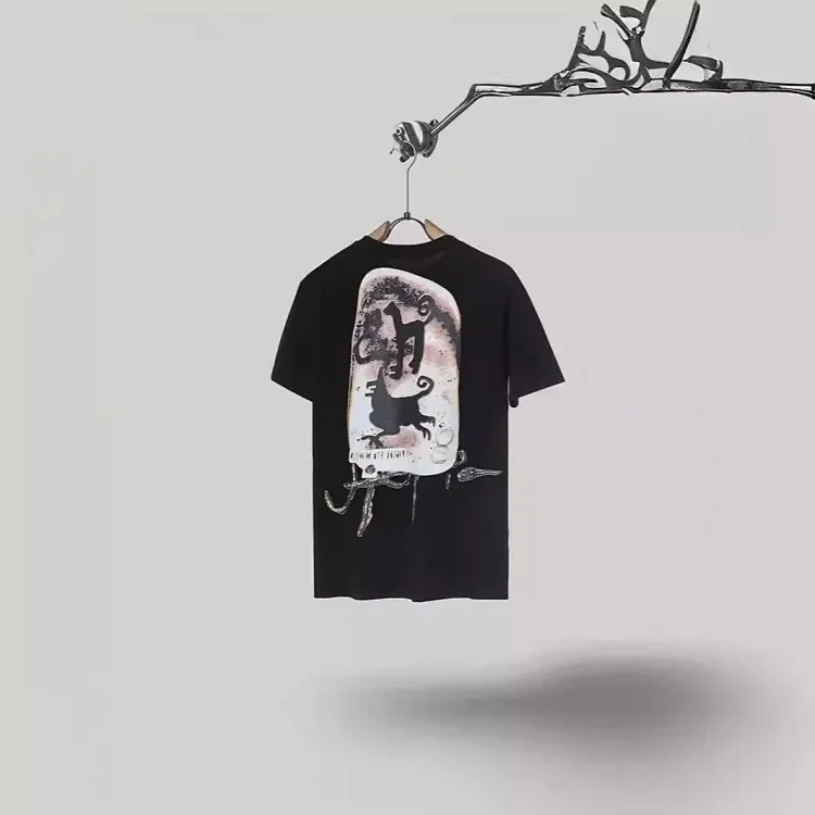2024 new Travis Scott Cactus Jack Utopia joint model Stone Tengu short-sleeved T-shirt(pic3) 2024 new Travis Scott Cactus Jack Utopia joint model Stone Tengu short-sleeved T-shirt