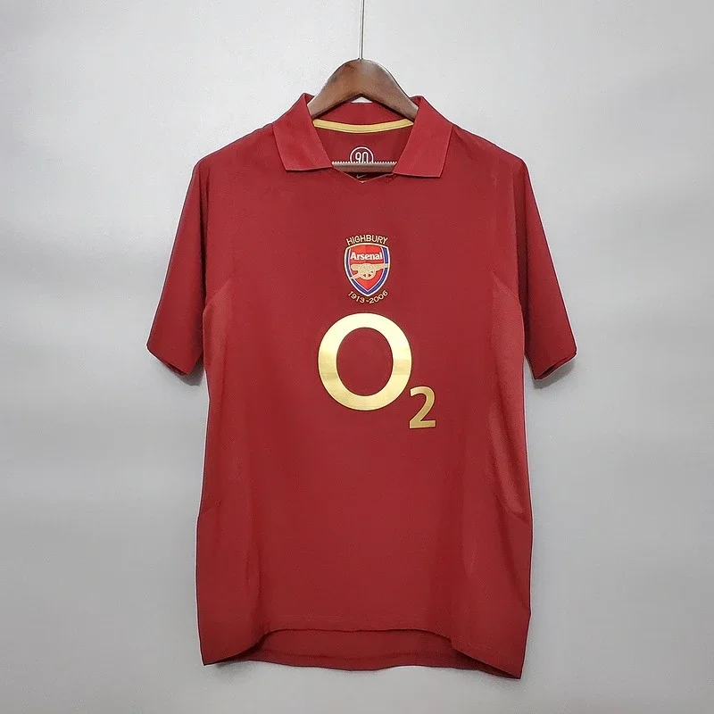Retro short-sleeved football jerseys Real Madrid, Barcelona, ​​Florence, Arsenal, Manchester City, Inter Milan and River Plate old jerseys