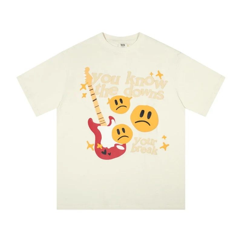 BROKEN PLANET Broken Planet American trendy brand foam couple short-sleeved loose men's and women's versatile T-shirt cross-border