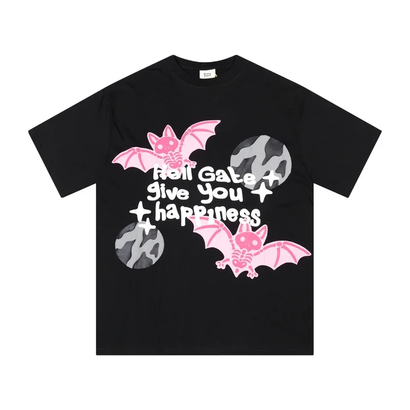 BROKEN PLANET Broken Planet American trendy brand foam couple short-sleeved loose men's and women's versatile T-shirt cross-border