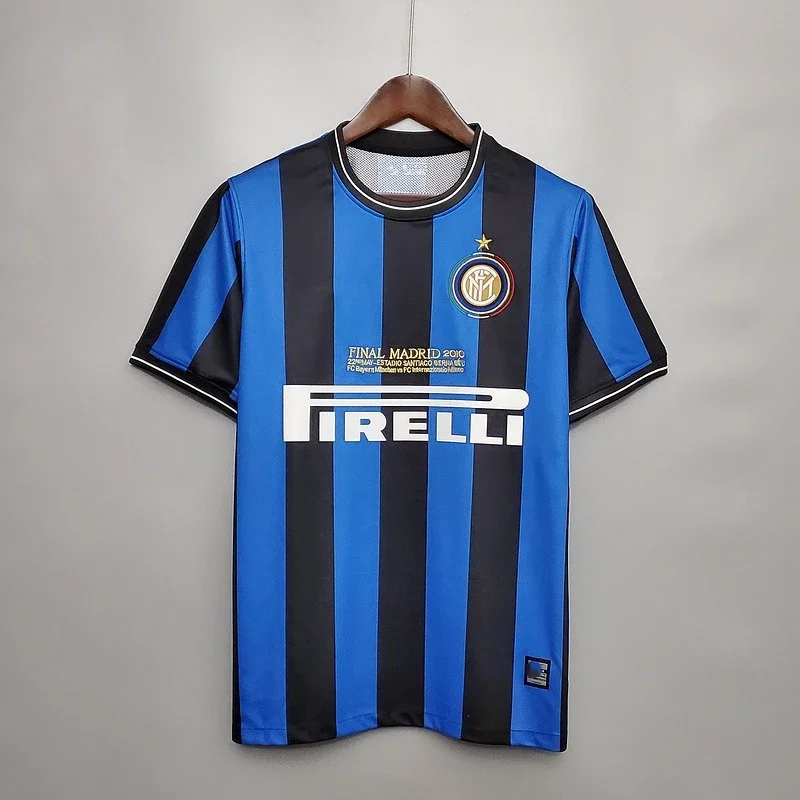 Retro short-sleeved football jerseys Real Madrid, Barcelona, ​​Florence, Arsenal, Manchester City, Inter Milan and River Plate old jerseys