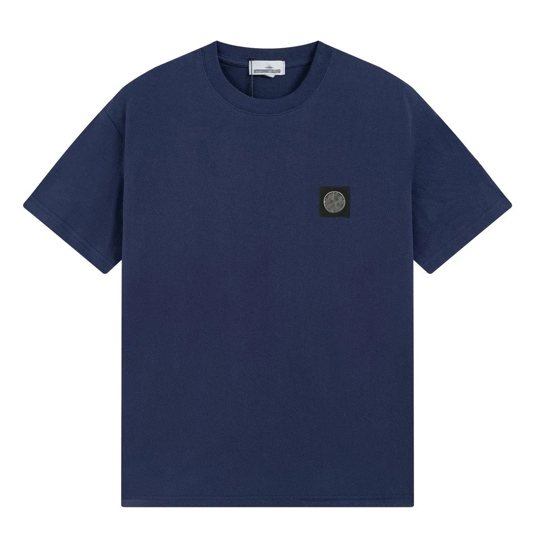 Shitongdao casual short-sleeved T-shirt printed loose round neck same style for men and women
