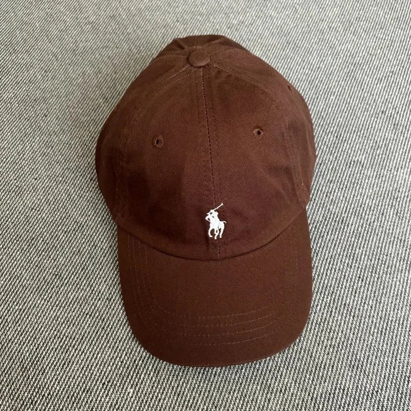 Polo Ralph Lauren Hats Embroidered Pony Baseball Cap — Brown