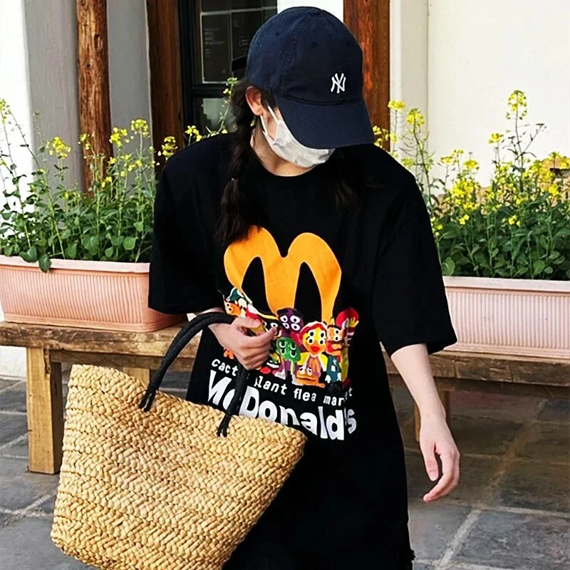 Travis Scott Cactus Jack CPFM McDonalds joint family portrait foam T-shirt short sleeve